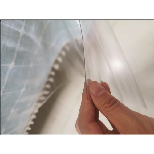 240*240可下垂磨砂PVC超薄软玻璃桌垫台布水晶板桌布铺地毯垫圆桌