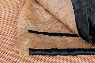 多克重羊驼绒絮片桑蚕丝黑色素绉缎丝绸棉风衣棉背心棉裤衍棉布料