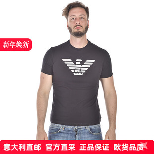 3Z1T881J00Z T恤正品 ARMANI阿玛尼EA男士 鹰标印花圆领休闲百搭短袖
