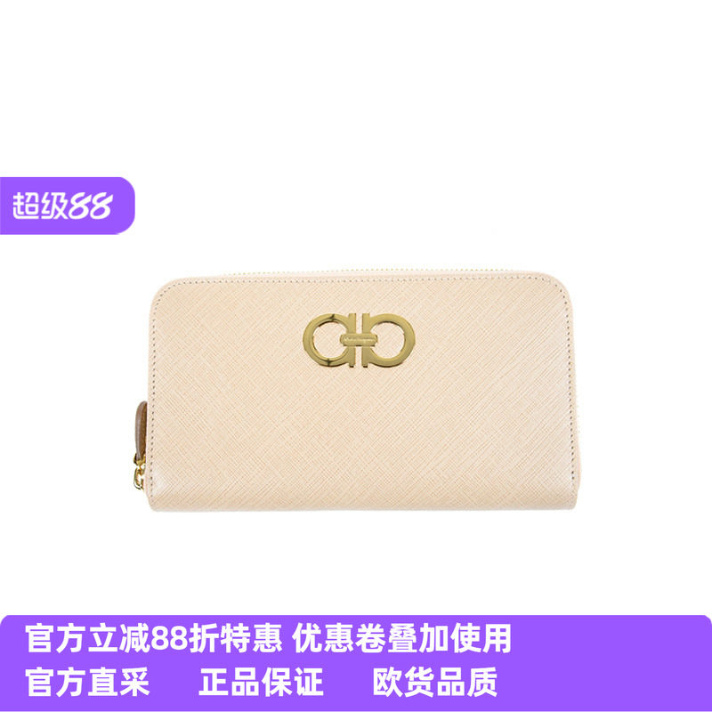 SALVATORE FERRAGAMO菲拉格慕女士简约经典钱包正品22B3000549946