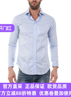 男士ARMANI COLLEZIONI阿玛尼长袖衬衫衬衣正品正装NCNM8LNCC45棉