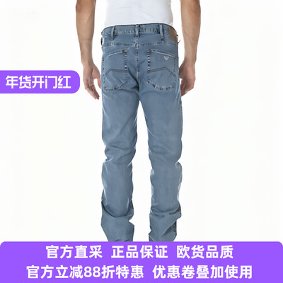 男士牛仔长裤修身弹力休闲裤