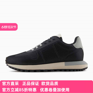 Armani/阿玛尼EA男士休闲网面透气舒适百搭运动板鞋X4X684XR324