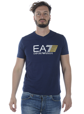 EA7 EMPORIO ARMANI阿玛尼男士时尚深色短袖T恤正品3ZPT61PJ02Z