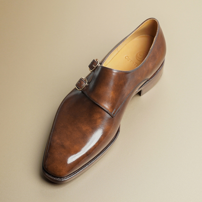 OCTTENTH双扣孟克鞋素面光面