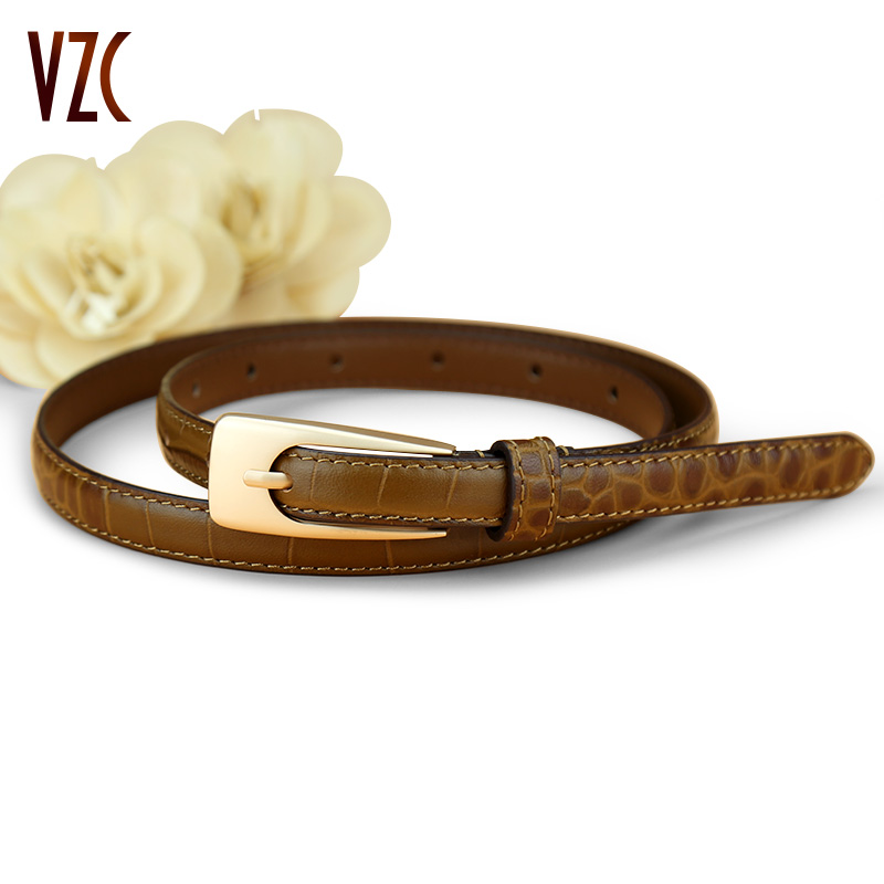 质感满分！真皮头层牛皮女腰带