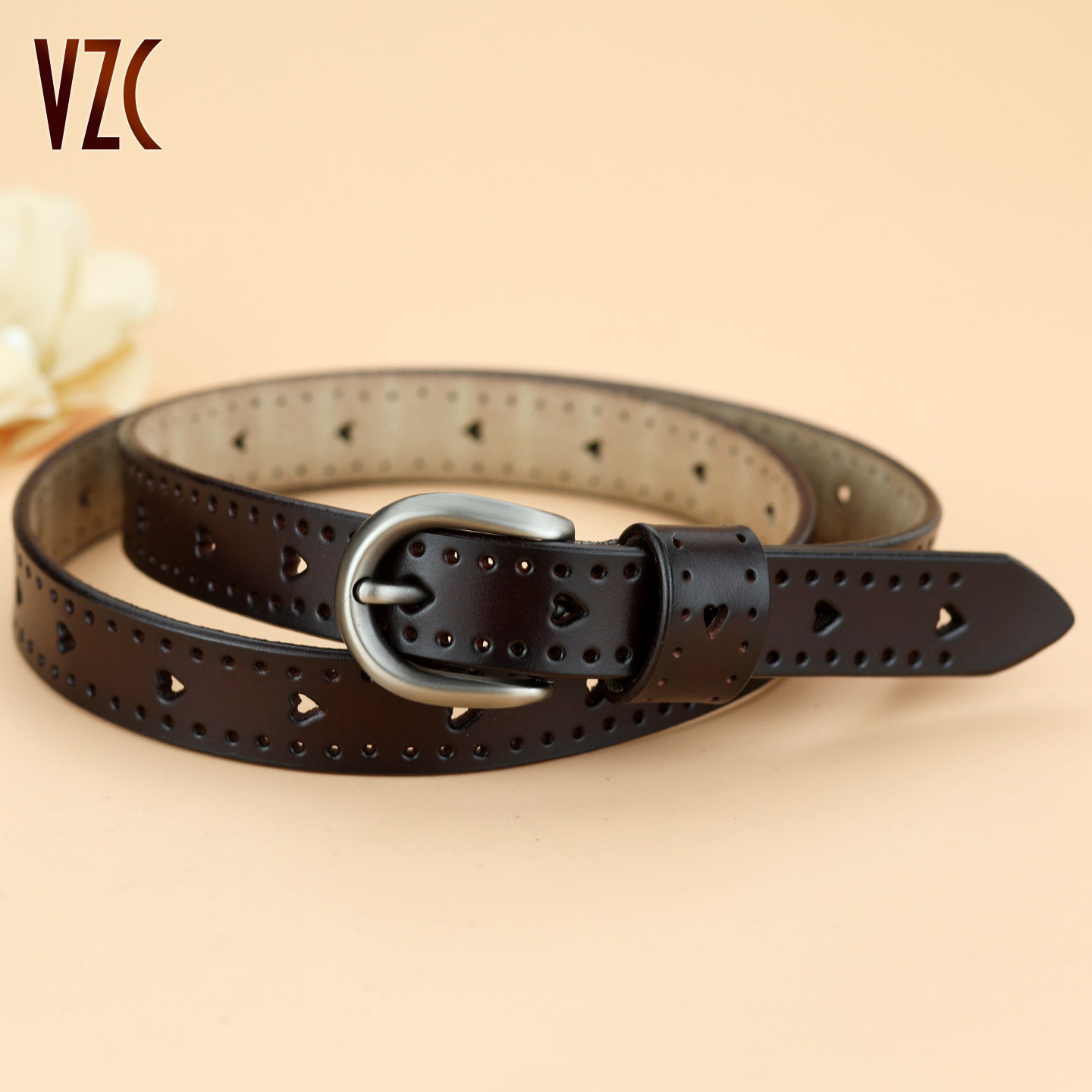 皮带女款免打孔2026新款真皮牛皮复古时尚装饰配裙牛仔阔腿裤腰带