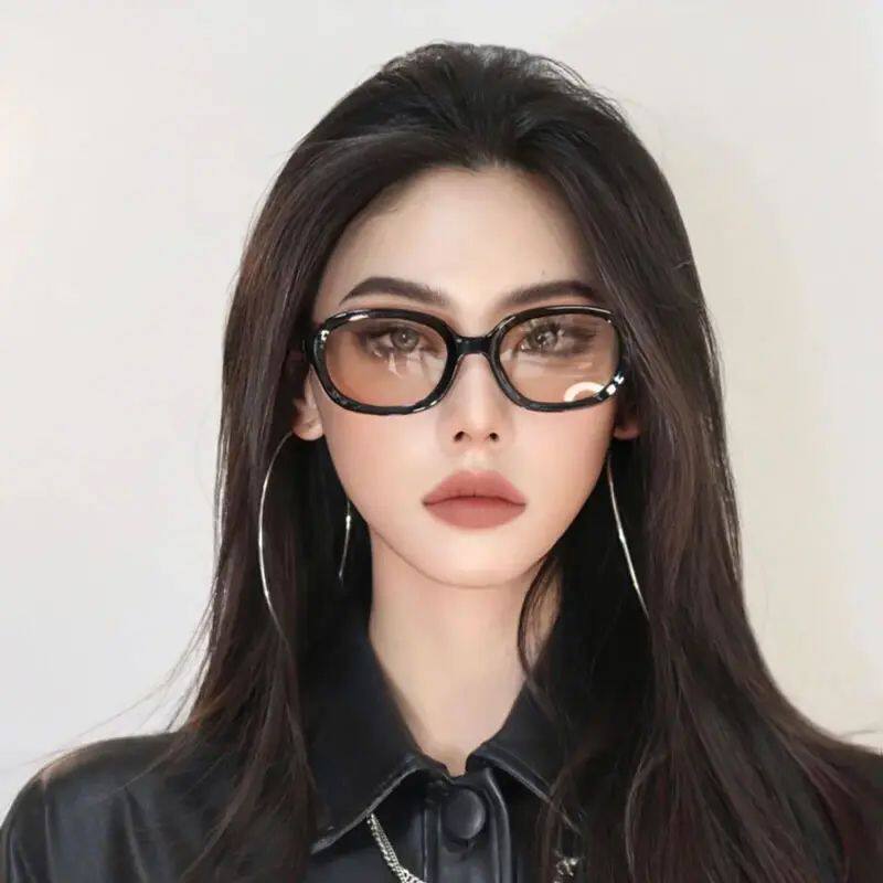 复古茶色墨镜女高级感ins欧美太阳眼镜