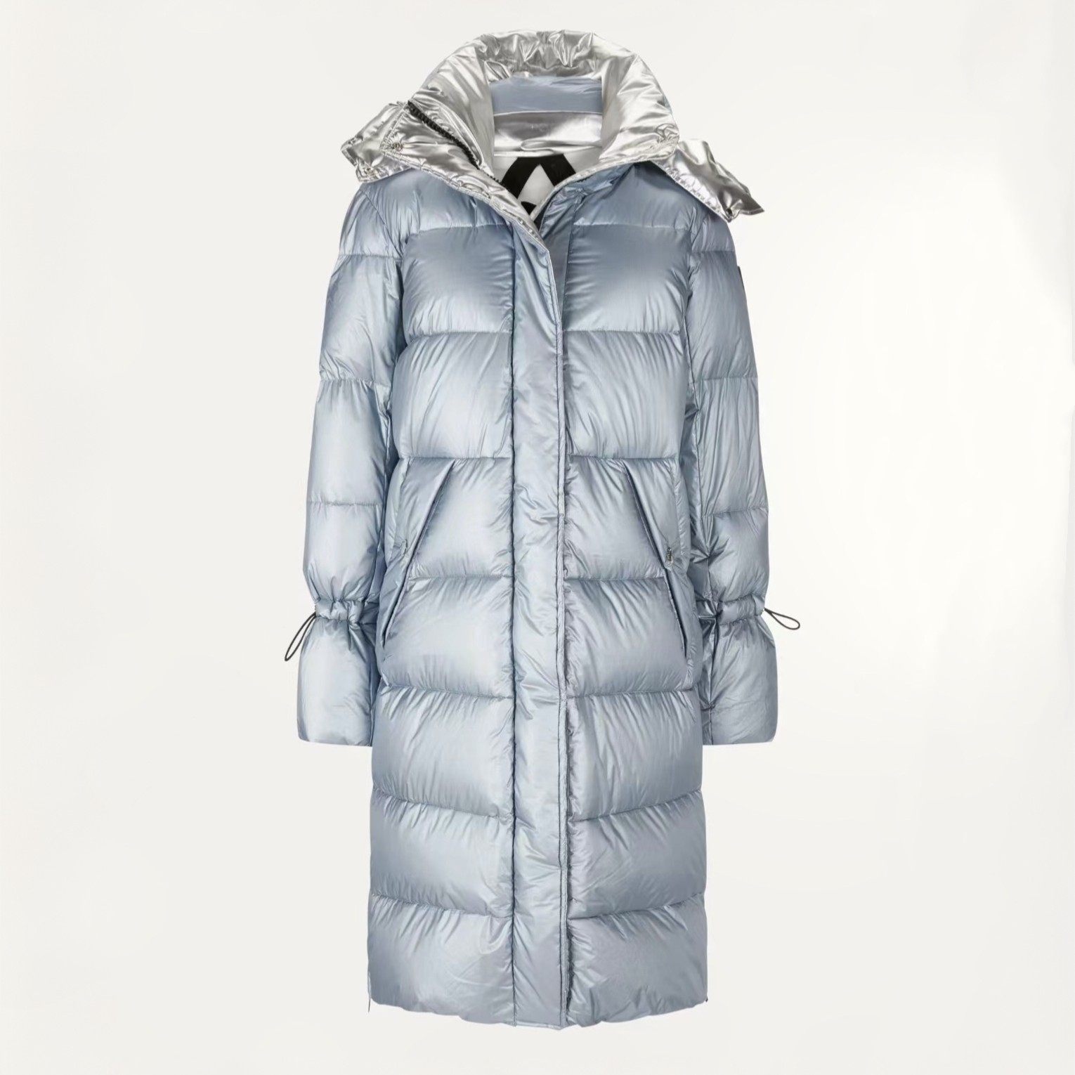 德国milestone时尚休闲女款中长款加厚保暖防风连帽羽绒服 瑕疵款