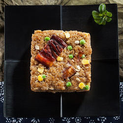 三珍斋肉排宝500g 咸粽子荷叶猪排骨饭八宝饭方便米饭嘉兴特产
