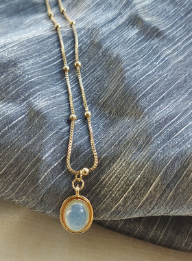 合金女百搭款吊坠项链项链