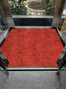 电梯轿厢地垫纯色商用公司定制logo酒店电梯内外地毯家用脚垫耐