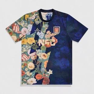 印花上衣运动服足球服速干面料透气短袖 新款 阿森纳复古球衣3d数码