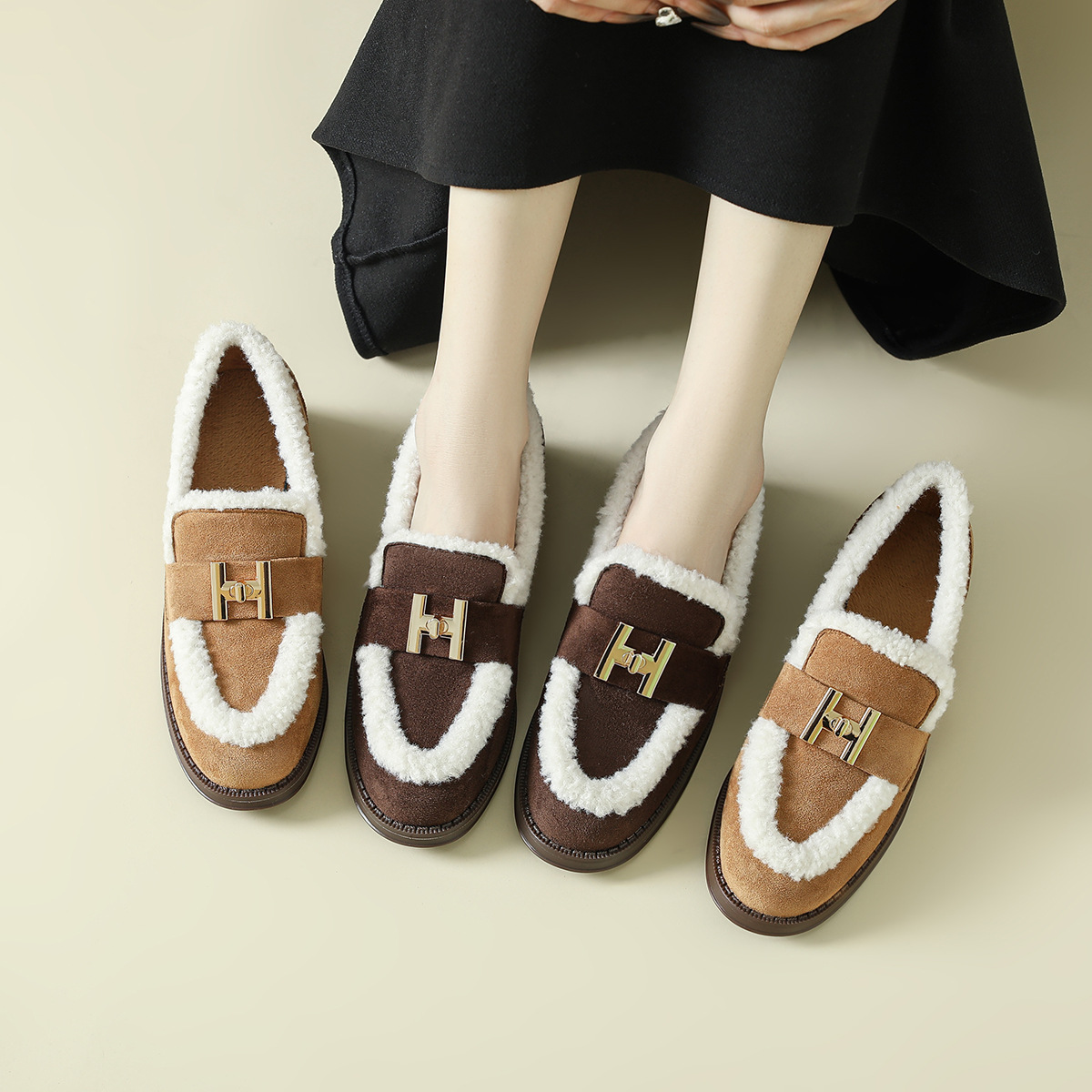 2025年冬新款保暖毛毛鞋