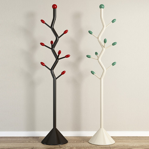 衣帽架奶油风家用卧室挂衣架