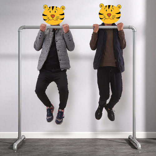 简易钢管置地晾衣架加强承重