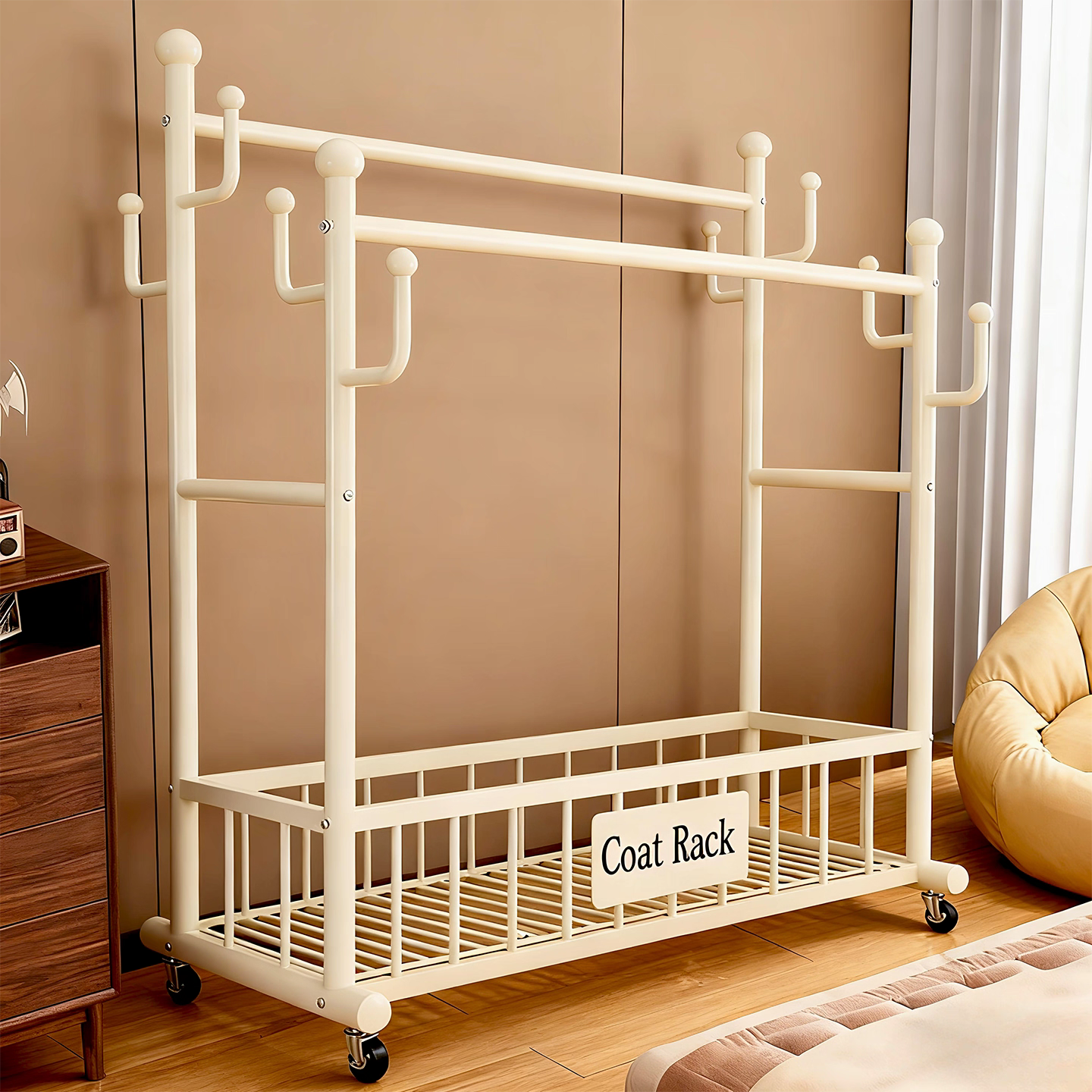 【爆款热销】挂衣架卧室落地家用