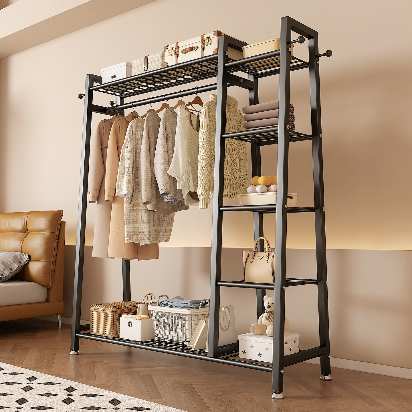 【全新】衣帽架落地卧室