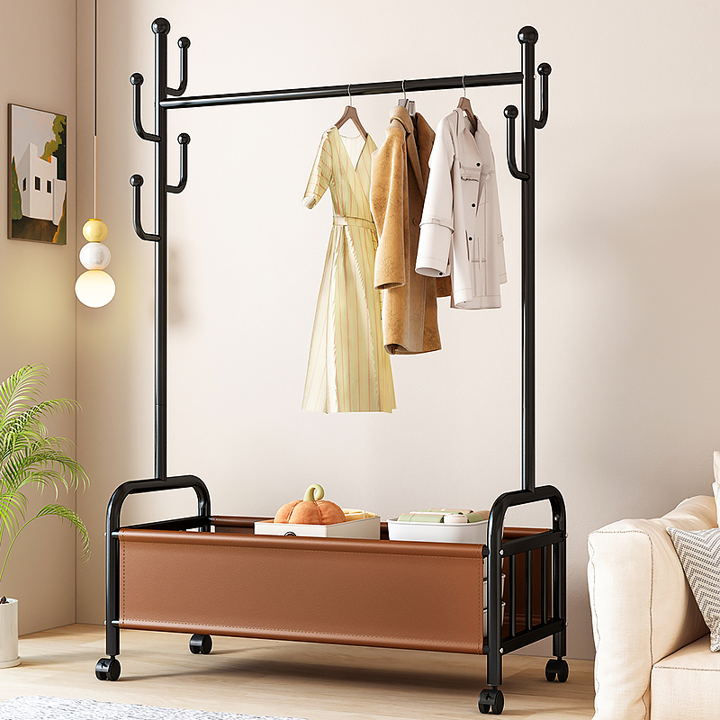 衣架落地卧室挂衣架可移动家用