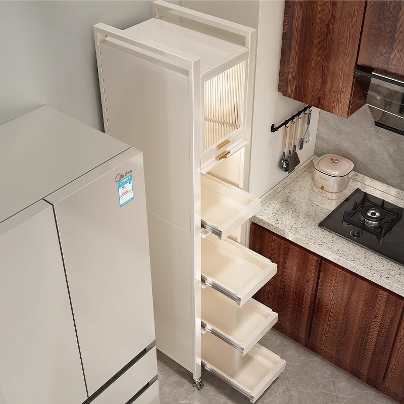 夹缝置物架收纳柜厨房可移动