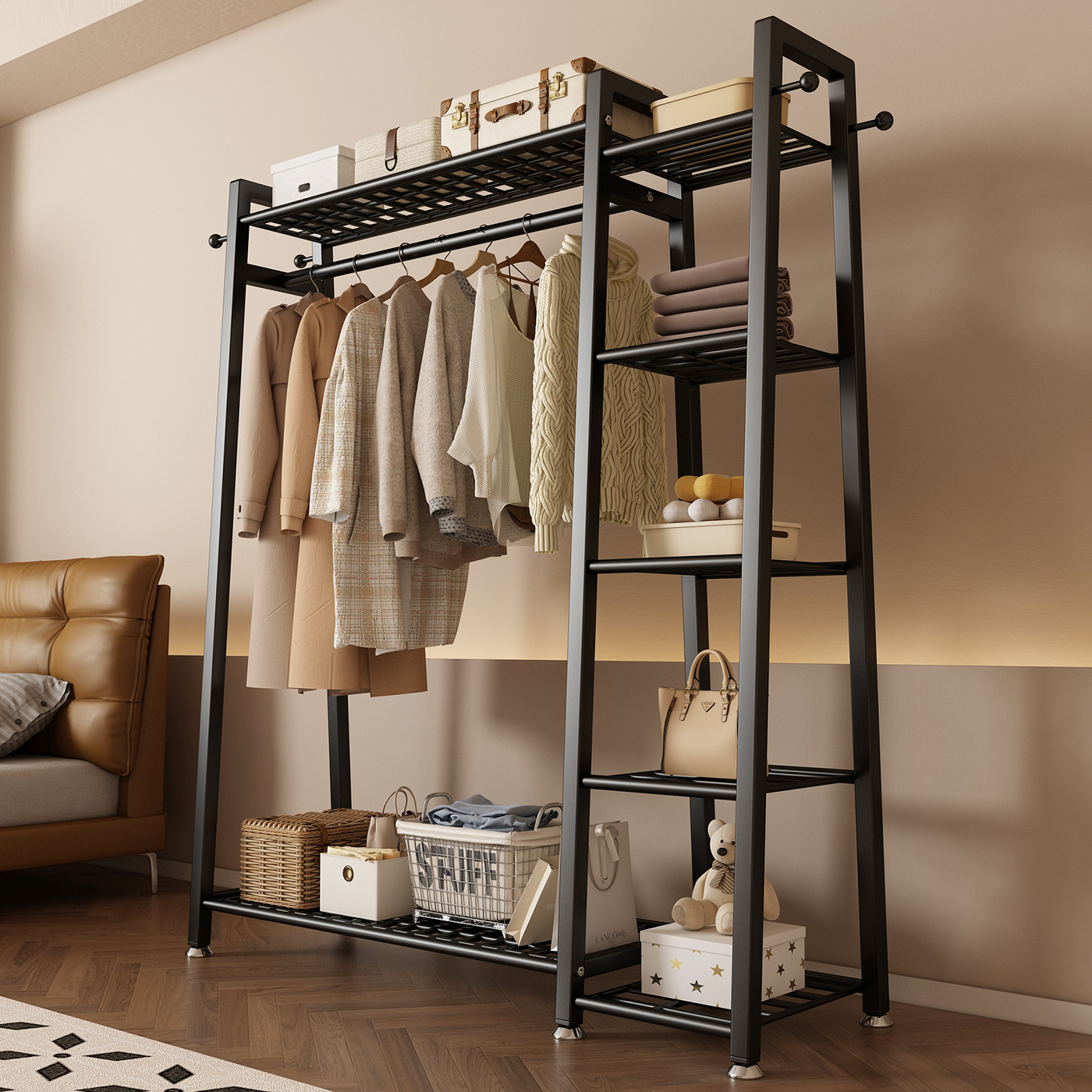 【全新】衣帽架落地卧室