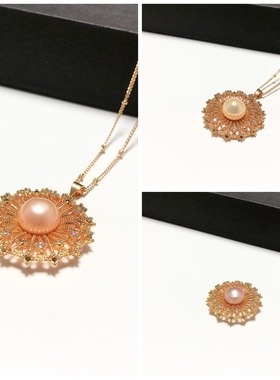 D1719# 天然珍珠吊坠 项链 多款可选