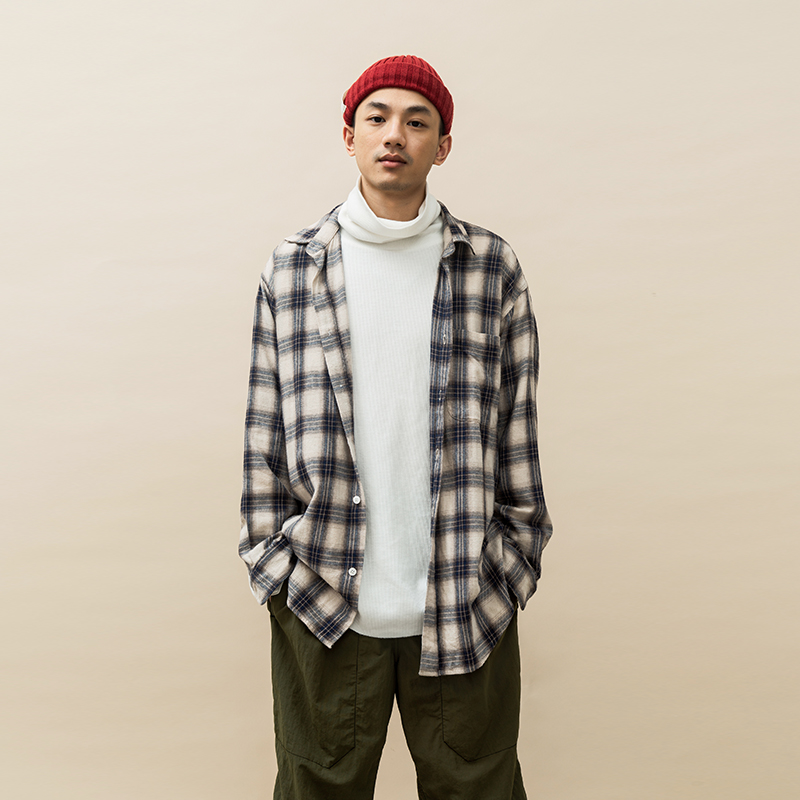 OPICLOTH(OPIC)18AW CHECK LS SHIRT ¸´¹Å¸ñÎÆ¸ñ×Ó³ÄÉÀ