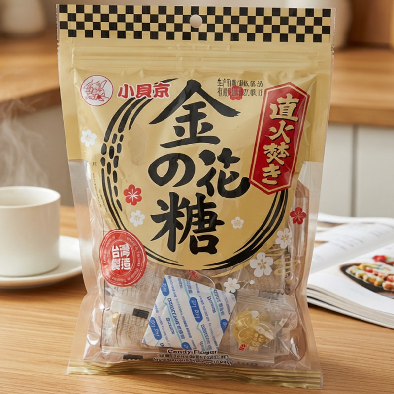小贝京金花糖正宗台湾风味怀旧传统老糖果年货送礼休闲解馋小零食