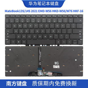 键盘 W76 14S 2021 EMD 适用华为MateBook13S HKF HKD W56