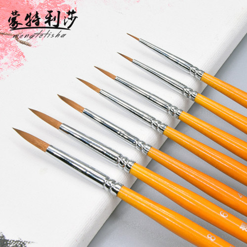 蒙特利进口手绘钩线笔描边尼龙毛