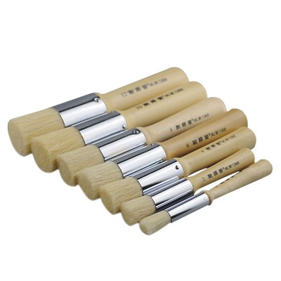 猪鬃油画墩平头加厚加粗