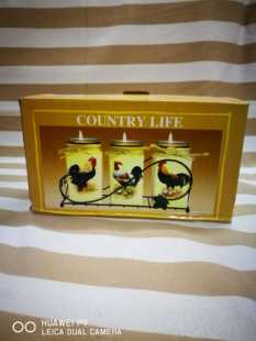 美国品牌 country life （乡间生活 ）蜡烛 罐式蜡台  原包装