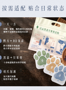 【直播专享】后辰黑姜吴茱萸足底贴睡前足部护理草本sq
