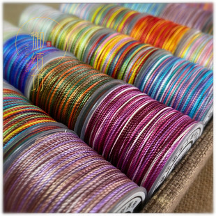 CS18股彩线 段染手绳线绳结线珠宝店专用编织项链手绳线C&S莫兰迪