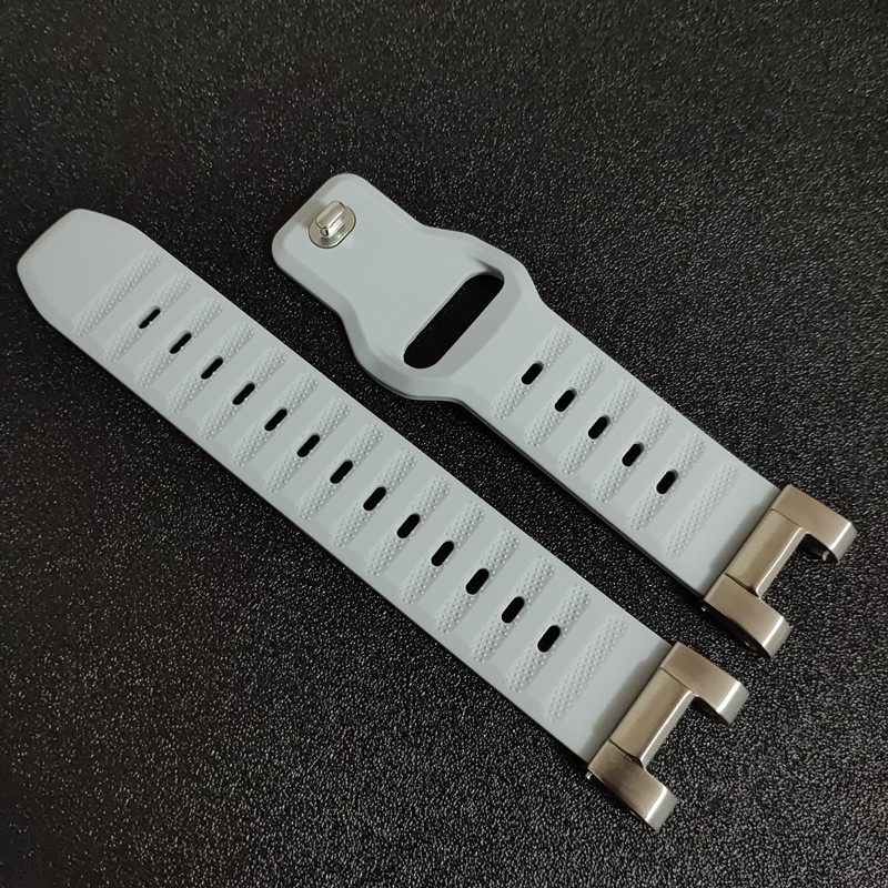 美美表带卡西欧钢铁之星GST-B100表带gst-b100防水硅胶表带配件