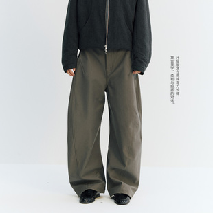 休闲阔腿裤 NORYBRAND 复合型防风弯刀可松紧遮肉弯刀结构长裤