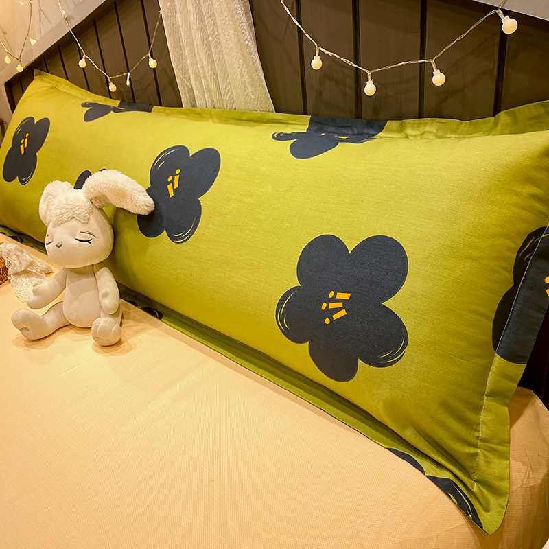 长款枕头带枕套双人家用1.8男长条情侣枕可爱1.5枕芯护颈睡觉