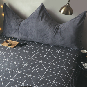 ins皇冠床上长靠枕