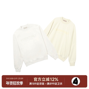 阿伦777 Fear of God Essentials 21FW innersect限定圆领卫衣男