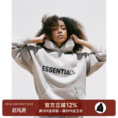 FearofGod20SS字母卫衣连帽衫