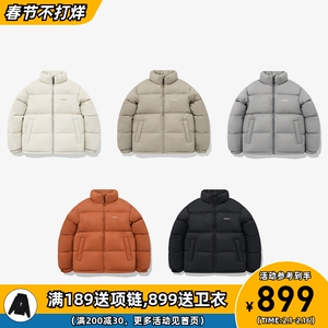 阿伦777 Covernat韩国潮牌23款袖标羽绒服面包服350G鸭绒外套男女