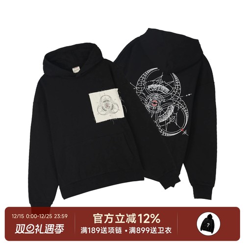 CLOT三方联名潮牌卫衣帽衫