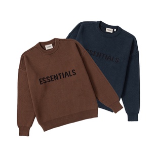 God Essentials 20FW 毛衣男 阿伦777 Sweater重磅针织衫 Fear