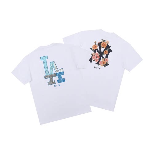 NewEraxMLB联名花卉短袖