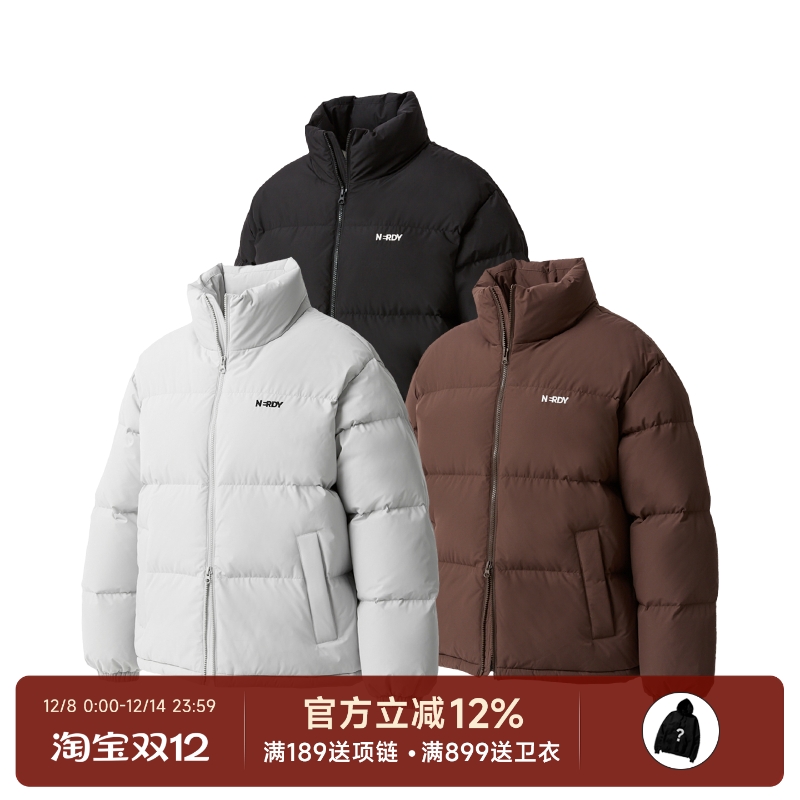 Nerdy韩国潮牌25FW鸭绒羽绒服男