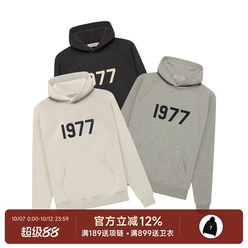 Essentials22SS1977套头帽衫