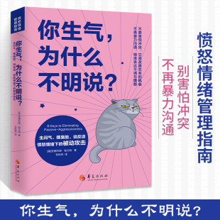 你生气,为什么不明说? 生闷气摆臭脸说反话愤怒情绪下的被动攻击女性修养气质情商励志情绪管理正版书籍