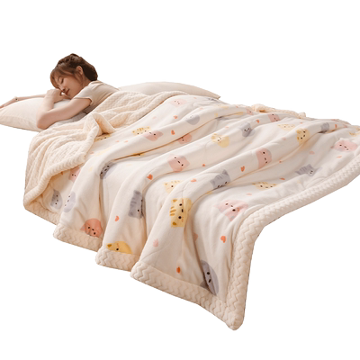 儿童毛毯午睡毯盖毯冬季