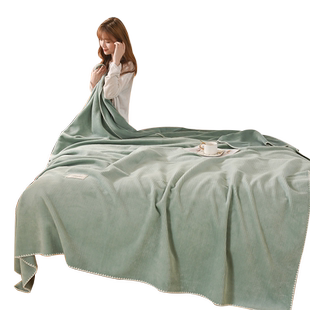 华夫格毛毯夏季薄款空调毯子午睡办公室沙发盖毯午休被子2025新款