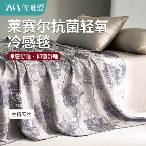 莱赛尔天丝薄款凉感夏凉被毛毯